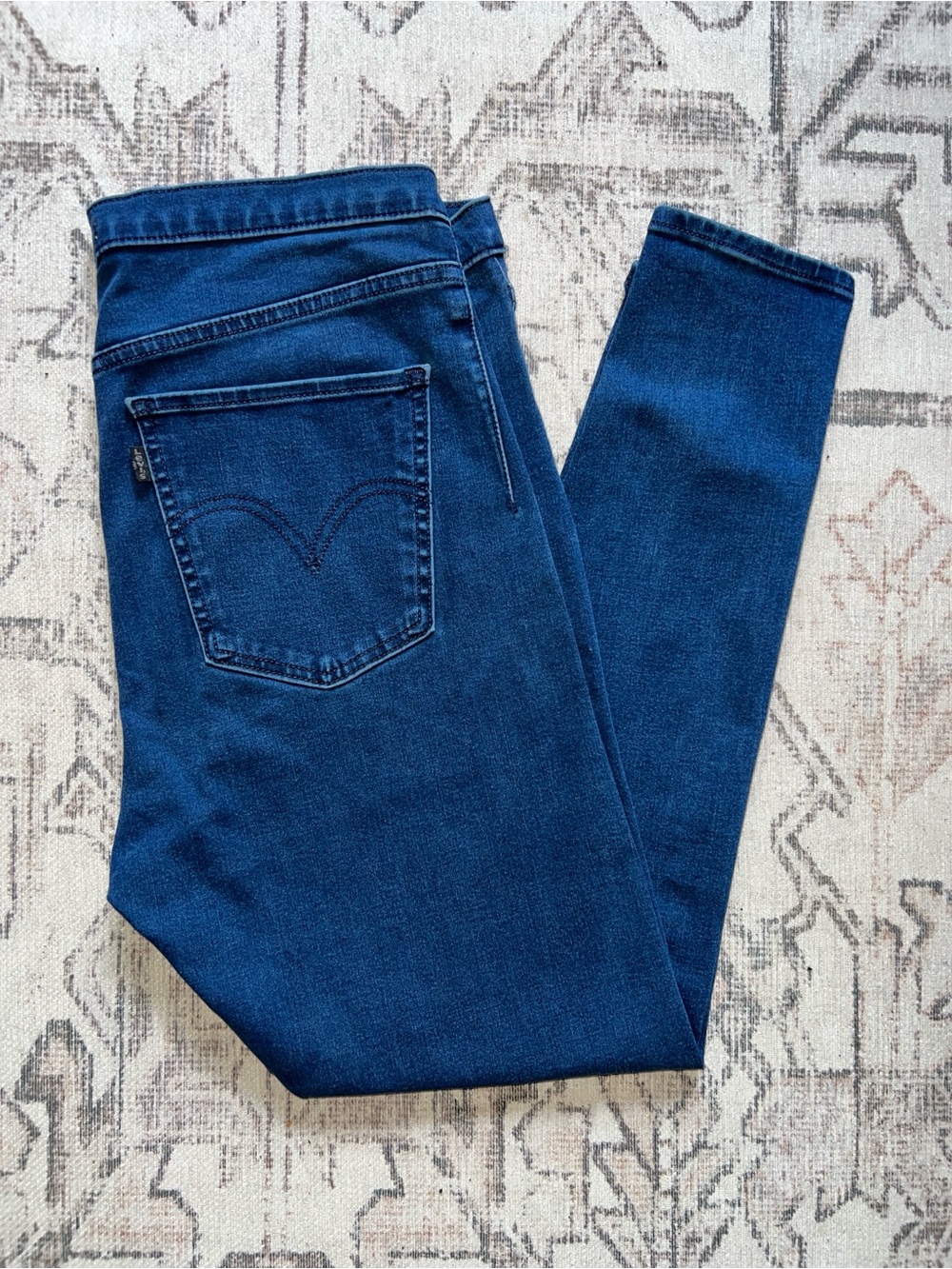 Levi’s High Rise Dark Blue Women's Stretch Skinny Jeggins/Jeans